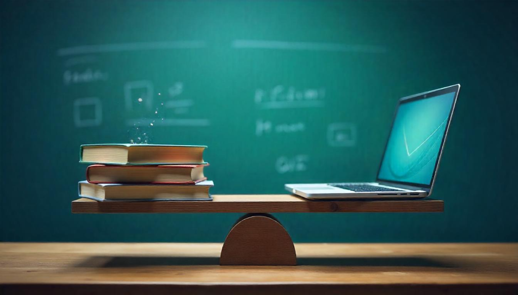 the differences between online and traditional education