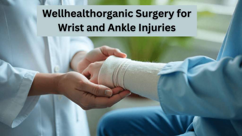 wellhealthorganic surgery for wrist and ankle injuries