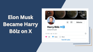 why elon musk became harry bōlz on x