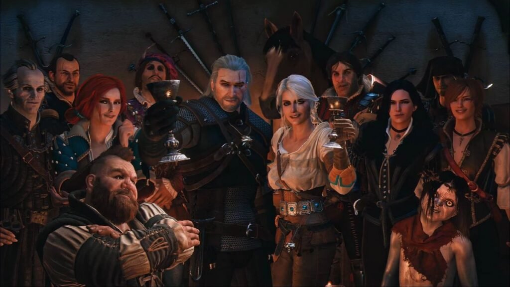 ciri standing with companions in the witcher 4’s snowy kovir region