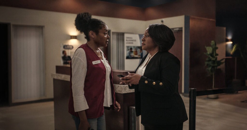 taraji p. henson intense scene from straw netflix movie