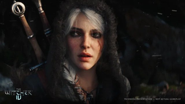 the witcher 4 official teaser showcasing ciri in a snowy forest
